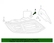 Винт с внут. TORX (с шайбой) N91193003 VAG