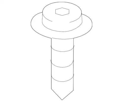 Винт самонарез. с внутр. TORX N90897402 VAG