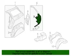 Вставной элемент 4B9809649C VAG