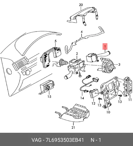 Переключатель подрулевой VAG 7L6953503EB41