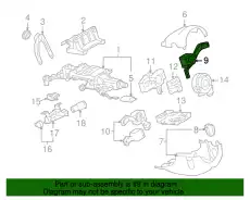 Переключатель подрулевой VAG 8P0953519E9B9