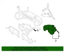 Коллектор выпускной VAG 022253018L