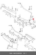 Коллектор выпускной VAG 06C253032H