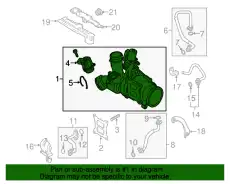 Коллектор выпускной VAG 06K145721B