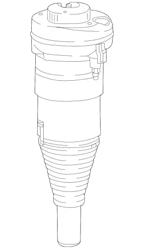 Газонаполненный амортизатор 80A413031AE VAG