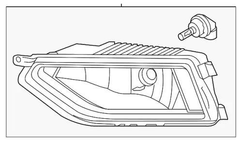 Фара противотуманная VAG 3CN941662