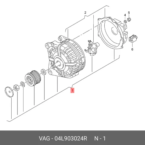 Генератор VAG 04L903024R