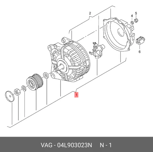 Генератор VAG 04L903023N