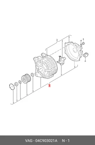 Генератор VAG 04C903021A
