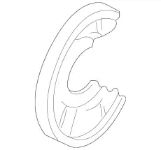 ГРЯЗЕЗАЩ. ЩИТ ТОРМОЗНОГО ДИСКА VAG 4B3615612A