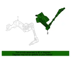 Датчик дор. просвета с тягой 80A941309C VAG