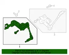 Датчик дорожного просвета 8W0941286C VAG