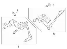 Датчик дорожного просвета 8W0941286C VAG