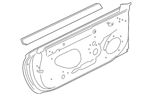 Дверь 8W6831052B VAG