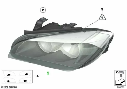 Фара BMW 63 11 7 290 268