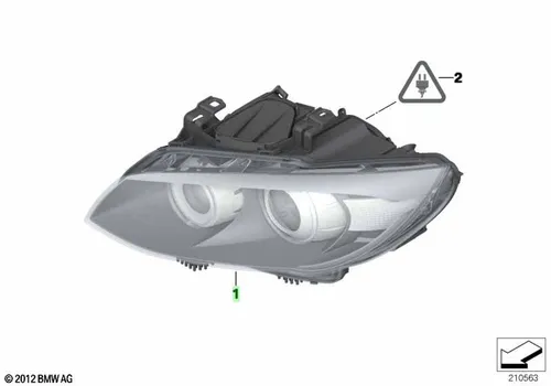 Фара BMW 63117273201