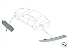Фонарь габаритный BMW 63 14 7 295 503