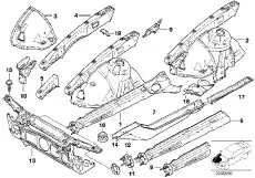Брызговик Л Пд !BASIS \BMW 5' E39 41 14 8 203 421