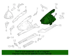 Брызговик Л Пд, BASIS 41148222125 BMW