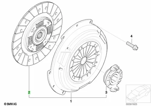 Диск сцепления BMW 21 20 7 527 827