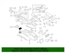 Вставка пепельницы Пд 51167034098 BMW