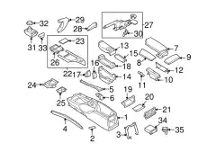 Вставка пепельницы Пд 51167034098 BMW
