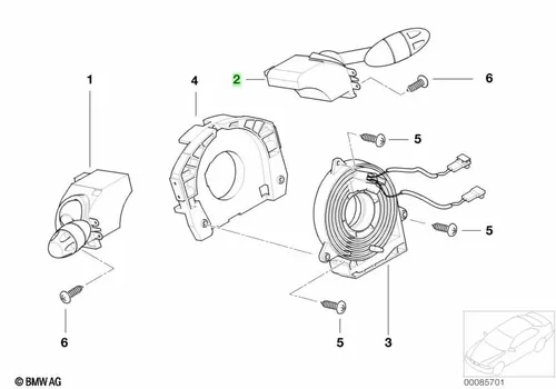 Переключатель подрулевой BMW 61311489485