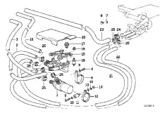 64118390063 Дополнительная водяная помпа ! \BMW 3' E30, E36, 5' E34, 7' E32, 8' E31, Z3