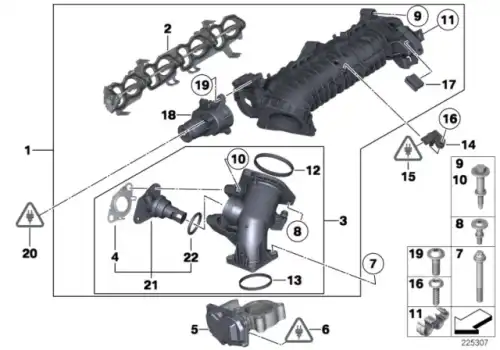 Кольцо уплотнительное автомобильное BMW 11 61 8 583 456