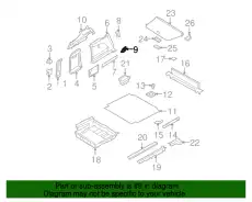 Крепление, BEIGE 51476964059 BMW