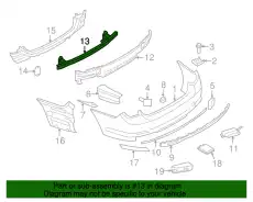 Кронштейн бампера Зд 51127187668 BMW