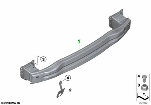 Кронштейн бампера Зд 51129800759 BMW