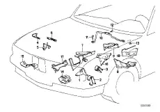 41 11 1 979 496 Кронштейн радиатора П BMW