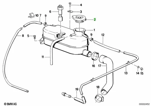 Крышка радиатора BMW 17117745017