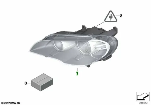 Фара BMW 63117240794