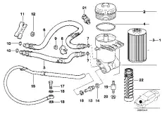 Фильтр масляный BMW 11 42 7 511 171 BMW 5' E39, 7' E32, E38, 8' E31