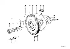 Маховик !3HP22 \BMW 3' E21, E30, 5' E12, E28 11 22 1 284 675
