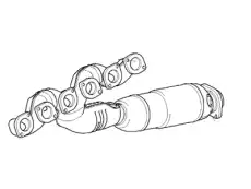 Коллектор выпускной BMW 18 40 7 548 942