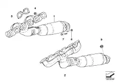 Коллектор выпускной BMW 18 40 7 548 942