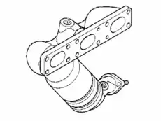 Коллектор выпускной BMW 18 40 7 514 499