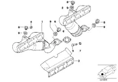 Коллектор выпускной BMW 18 40 7 514 499