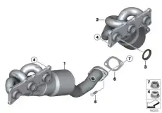 Коллектор выпускной BMW 18 40 7 545 306