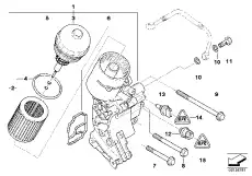 Фильтр масляный BMW 11 42 7 519 708 BMW 5' E60, E61, 7' E65, E66