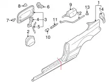 Крыло BMW 41357894541
