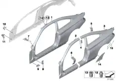 Крыло BMW 41 00 8 060 249