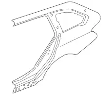 Крыло BMW 41007298179