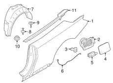 Крыло BMW 41217347311