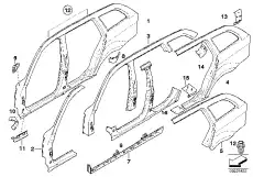 Крыло BMW 41 21 7 152 663