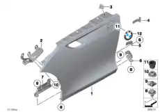 Крыло BMW 41 00 7 232 667