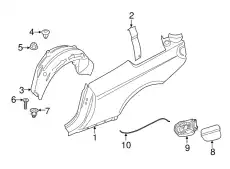 Крыло BMW 41217263808